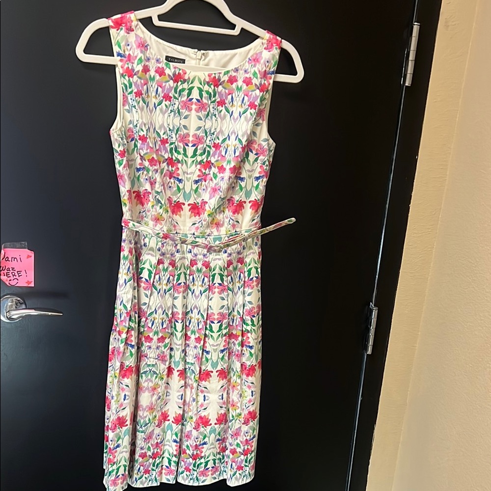 Floral Sleeveless Dress talbots